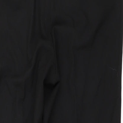 Brand and care label for Classics women’s black trousers, size UK 14, 28-inch leg