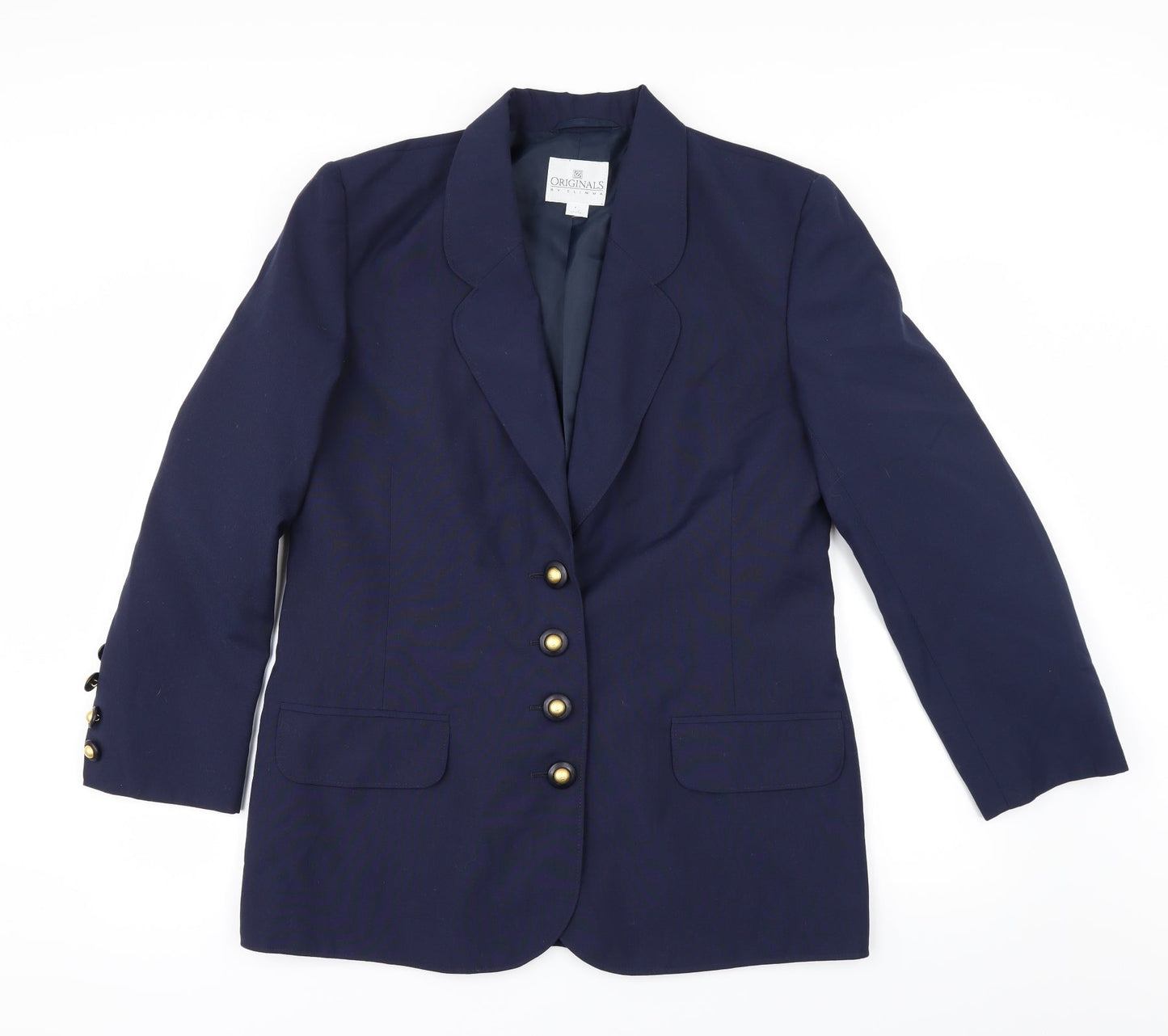 slimma Womens Blue   Jacket Suit Jacket Size 14