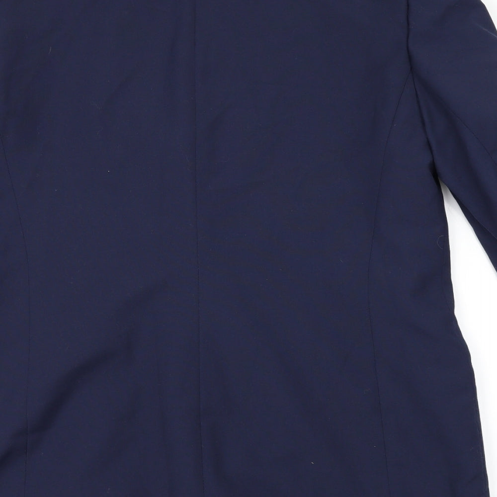 slimma Womens Blue   Jacket Suit Jacket Size 14
