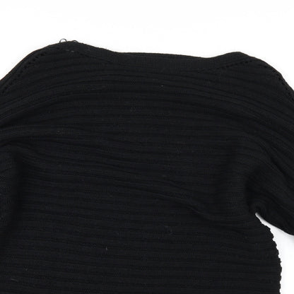 Close-up detail of George women’s black jumper, size S