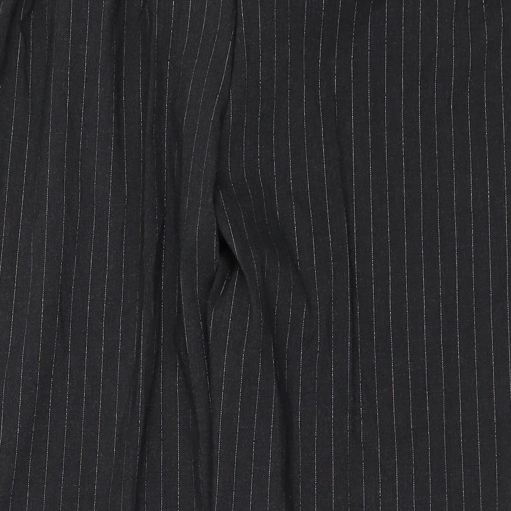 Wardrobe Womens Black Striped  Trousers  Size 16 L27 in