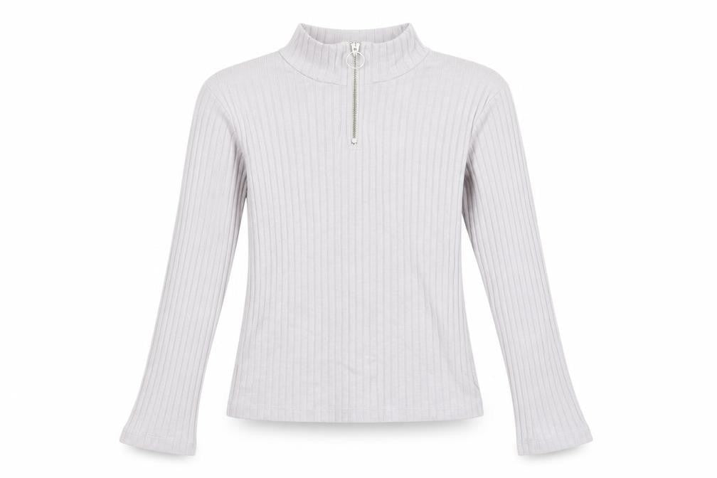 Select Girls Grey   Basic T-Shirt Size 11-12 Years