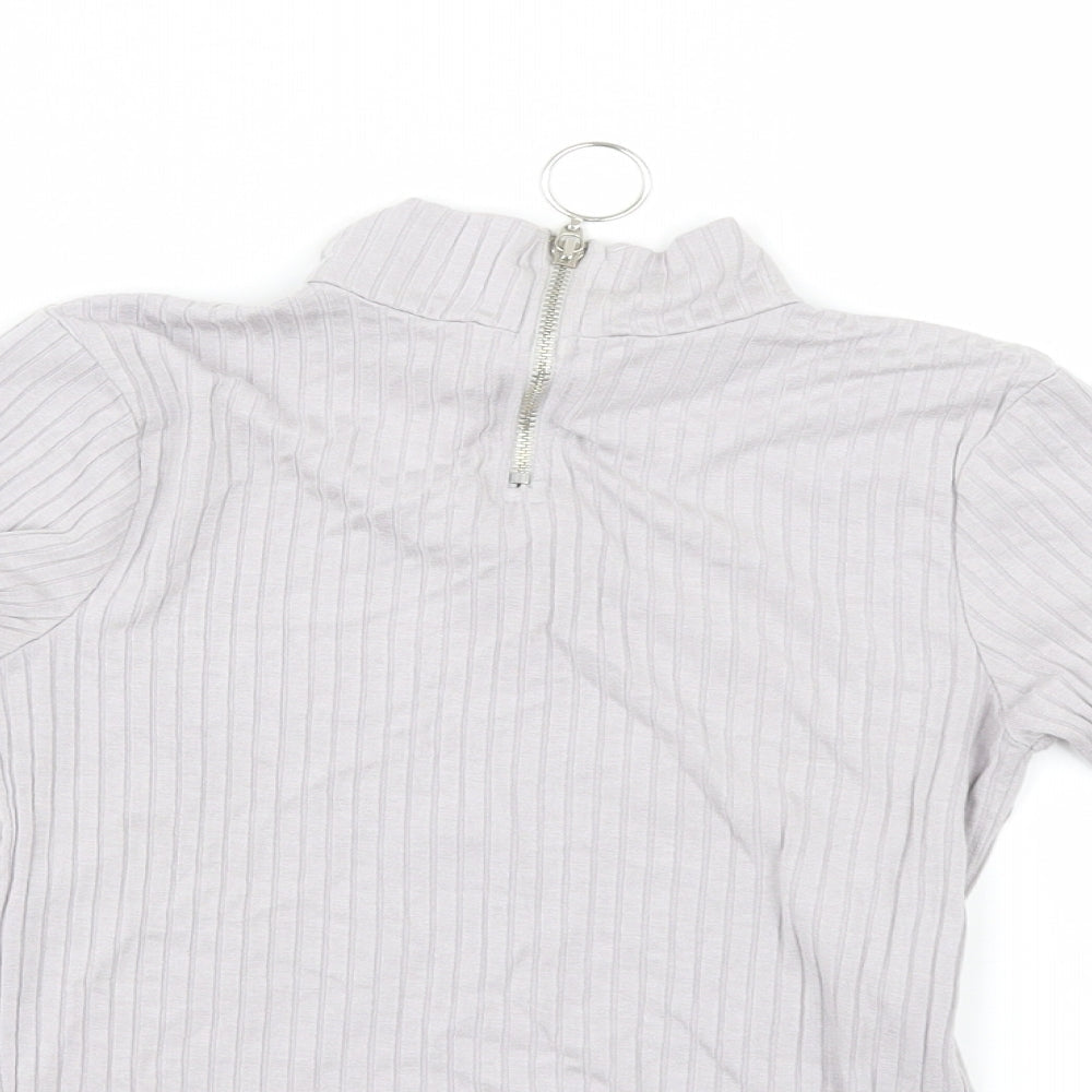 Select Girls Grey   Basic T-Shirt Size 11-12 Years