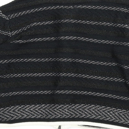 Brand and care label for Marks & Spencer women’s black full zip jumper, size UK 8