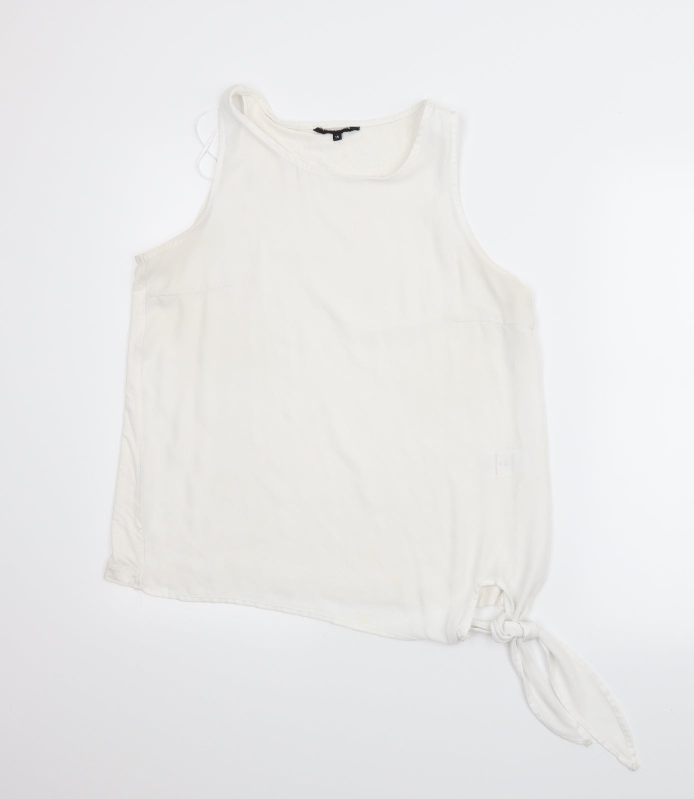 Peacocks Womens White   Basic Blouse Size 14