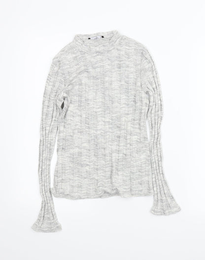 Additional front view of Mango women’s ivory jumper, size S