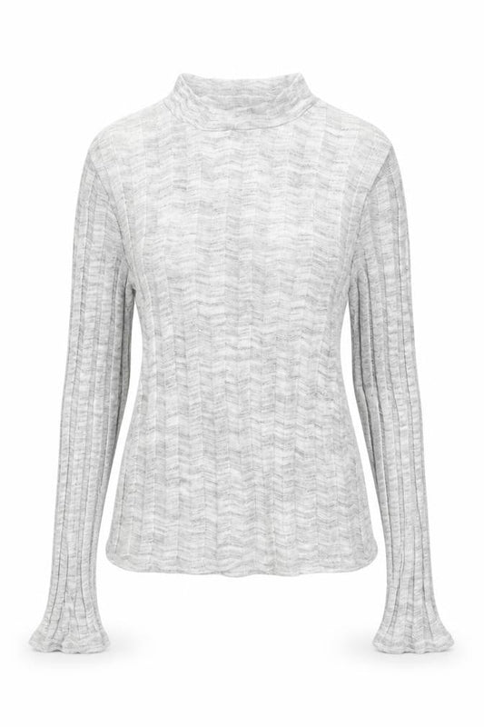 Front view of Mango women’s ivory jumper, size S