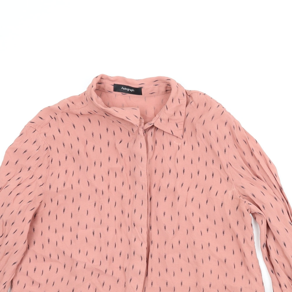 Atmosphere Womens Pink   Basic Blouse Size 8