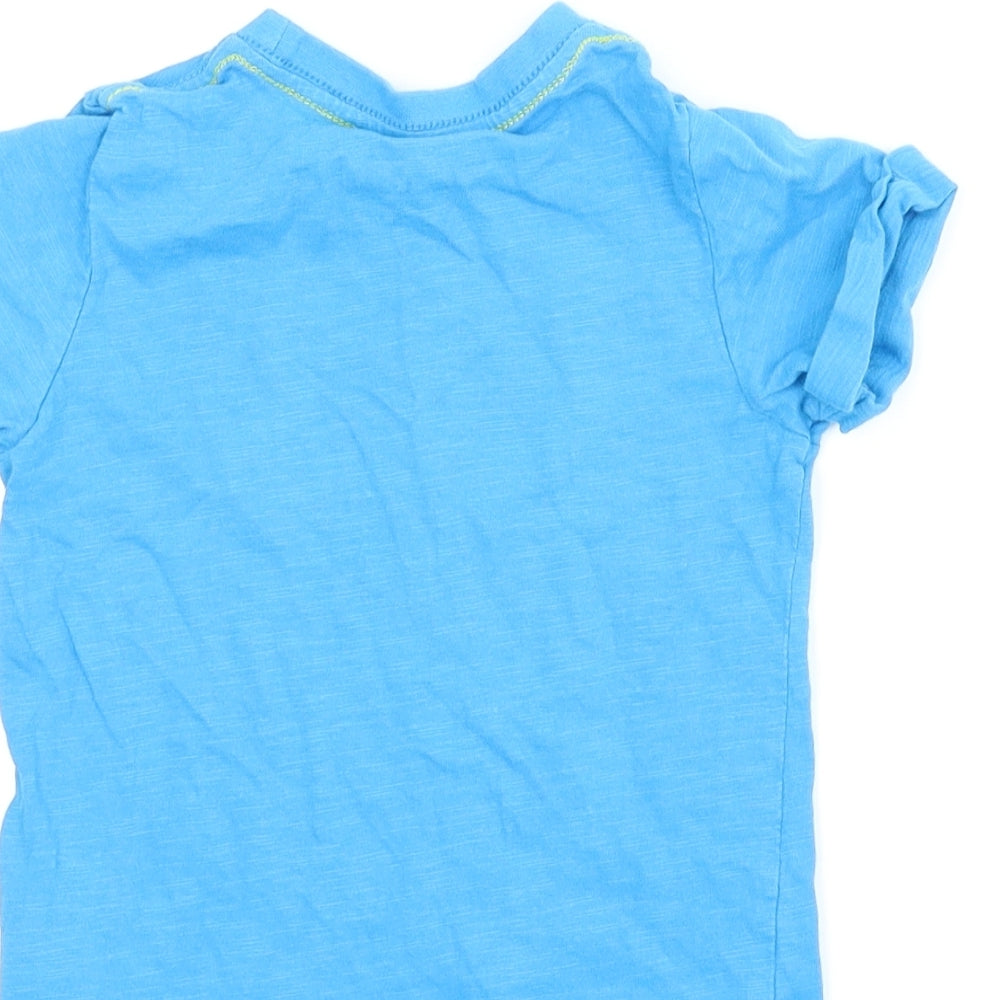 Super Hero Boys Blue   Basic T-Shirt Size 18-24 Months
