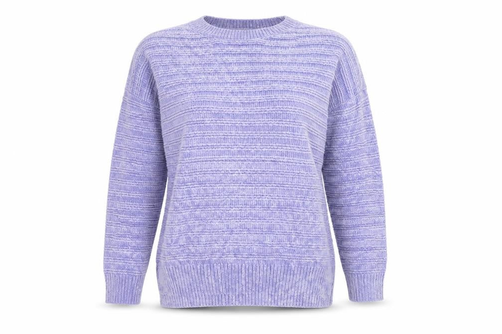 George Womens Purple  Velvet Pullover Jumper Size 8