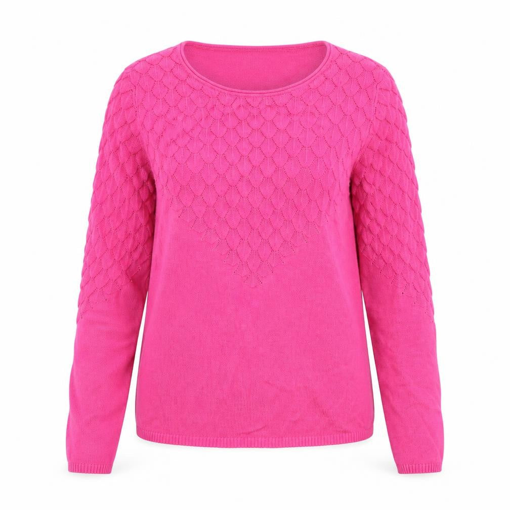mademoiselle Womens Pink   Pullover Jumper Size 10