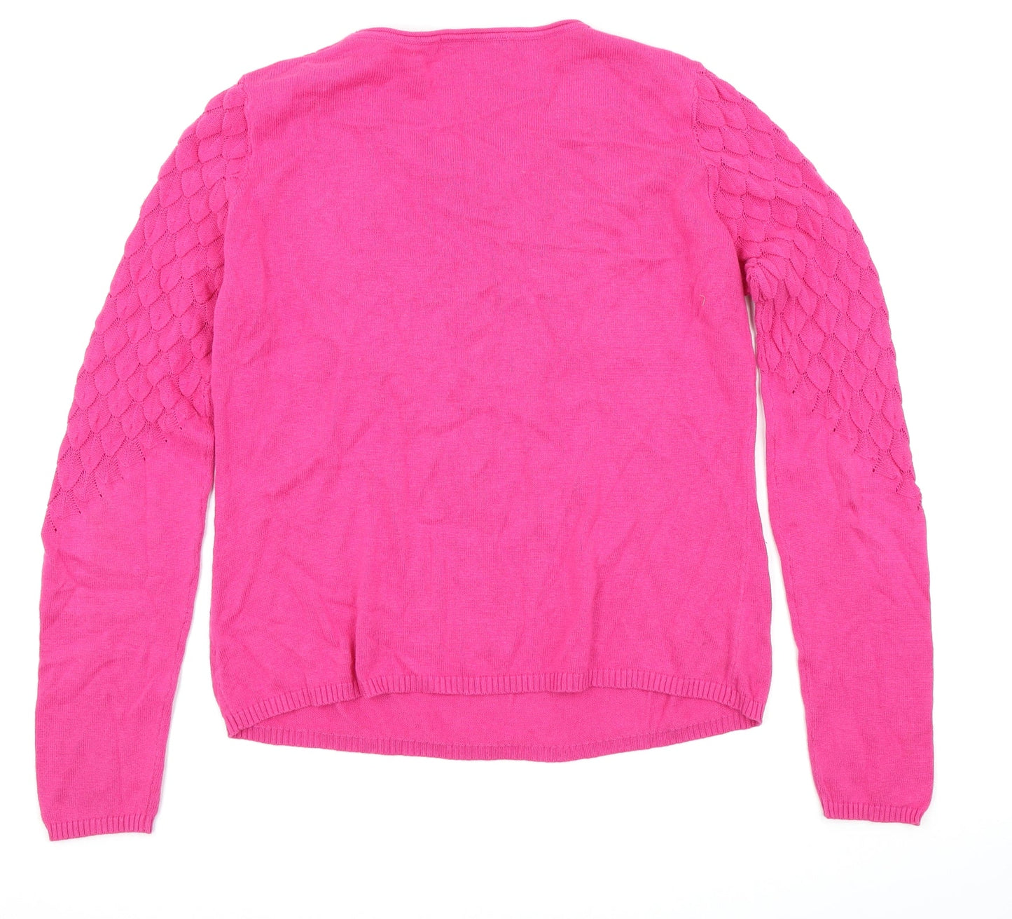 mademoiselle Womens Pink   Pullover Jumper Size 10
