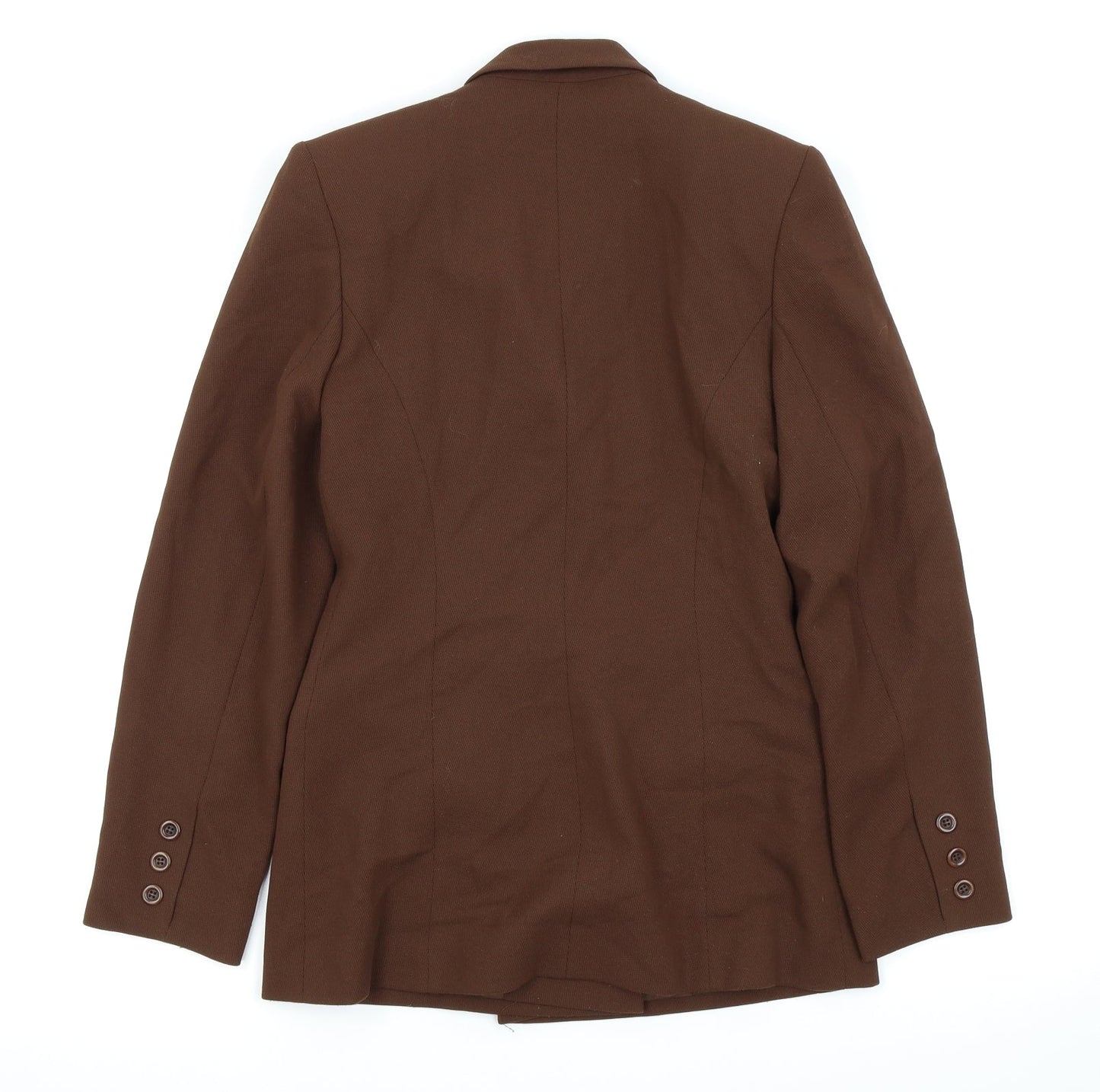 Preworn Womens Brown   Jacket Blazer Size 8