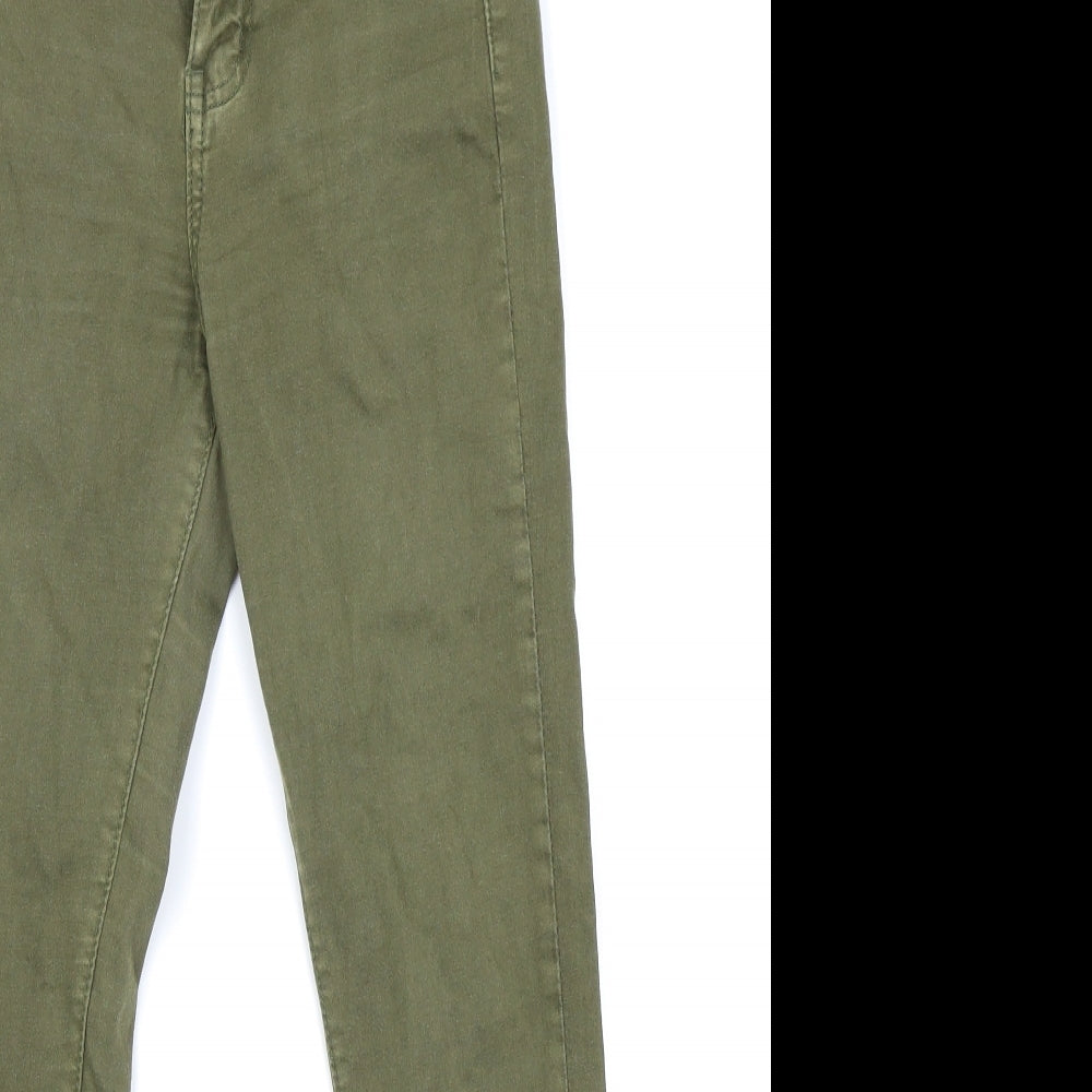 MOMOKROM Womens Green   Skinny Jeans Size 6 L24 in