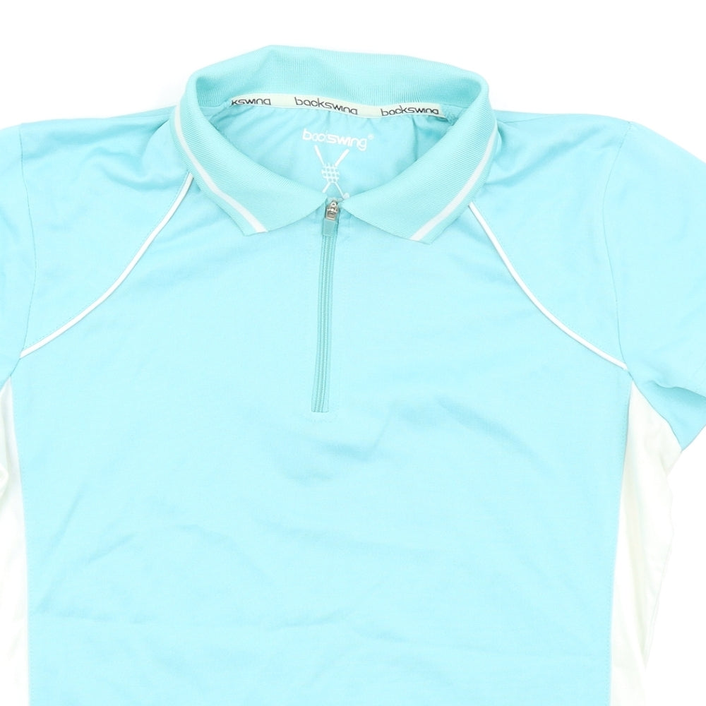 Backswing Womens Blue   Basic T-Shirt Size M