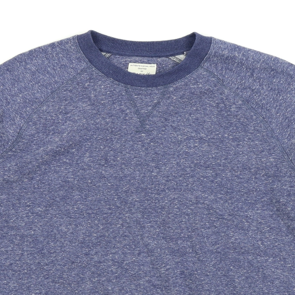 Matalan Mens Blue   Pullover Sweatshirt Size S