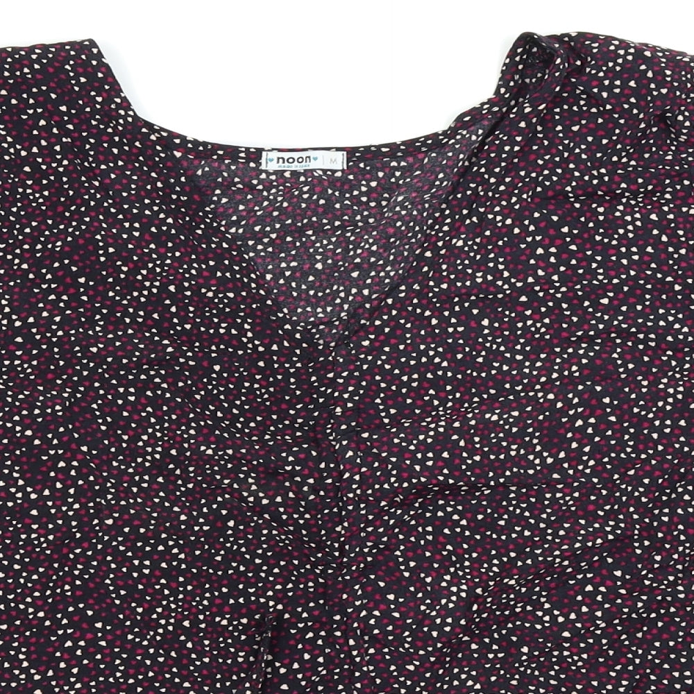 Noon Womens Black   Basic T-Shirt Size M