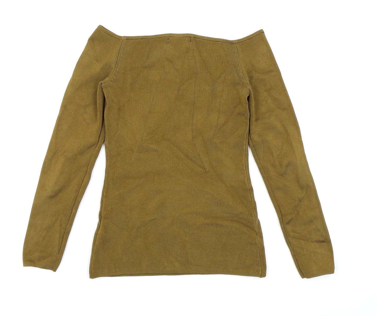 H&M Womens Gold   Basic T-Shirt Size 6