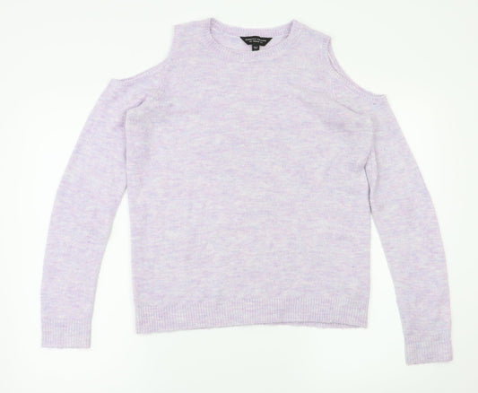Dorothy Perkins Womens Purple   Pullover Jumper Size 8
