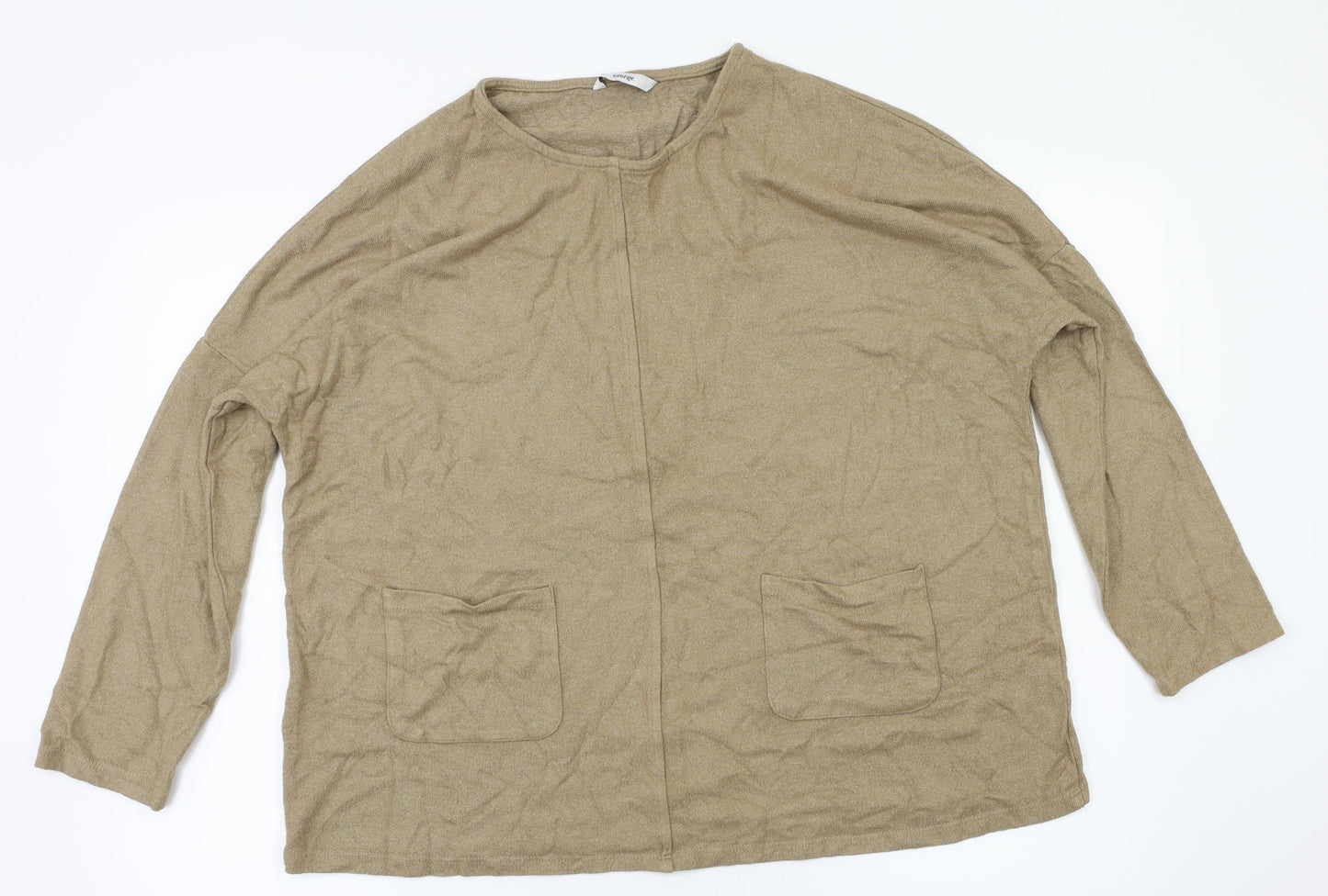 George Womens Beige   Pullover Jumper Size L