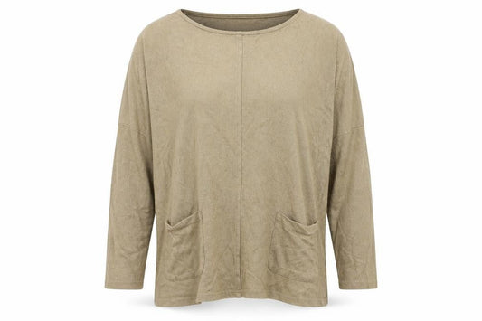 Front view of George women’s beige jumper, size L