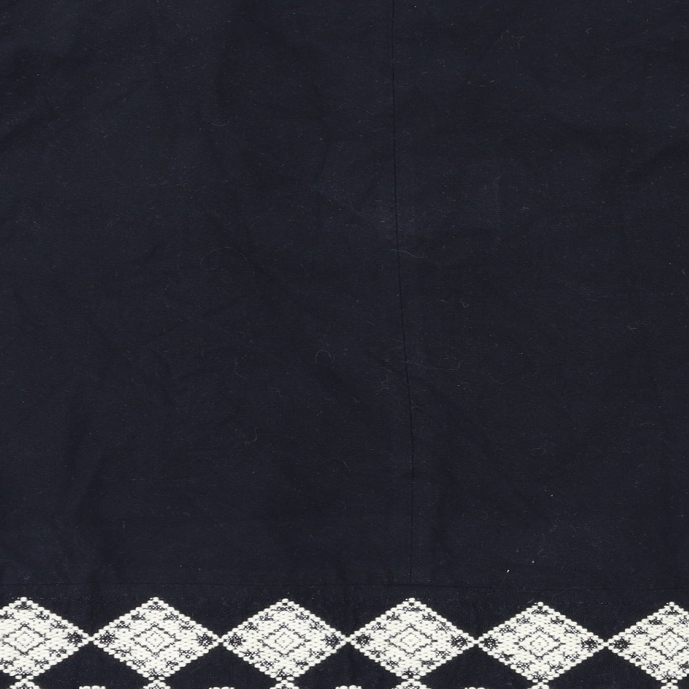 Soon Womens Black Argyle/Diamond  Jacket Blazer Size M