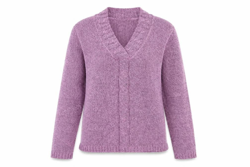 Pure & Natural Womens Purple   Pullover Jumper Size M