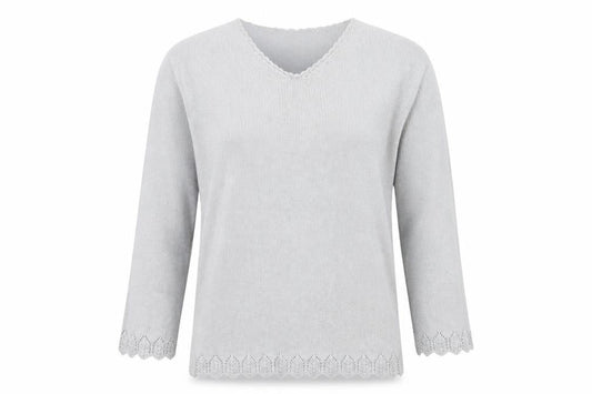 EWM Womens Silver   Basic T-Shirt Size M