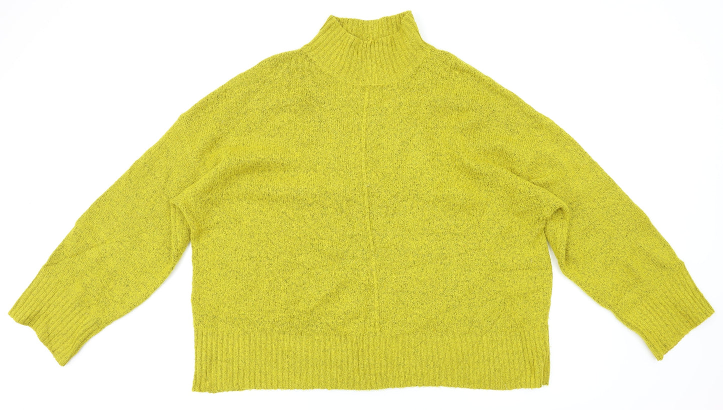 F&F Womens Yellow   Pullover Jumper Size 16