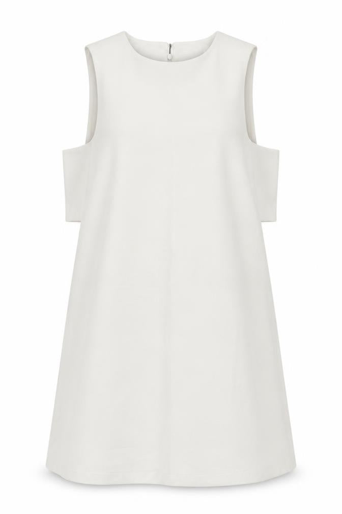 Boohoo Womens White   Skater Dress  Size 10