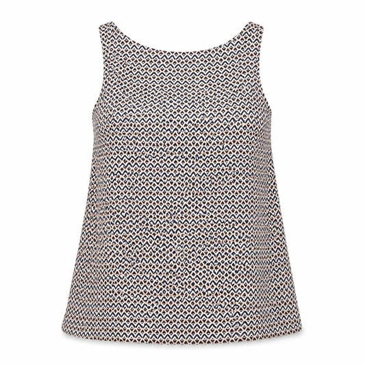 Primark Womens Multicoloured Geometric Chiffon Camisole Blouse Size 14