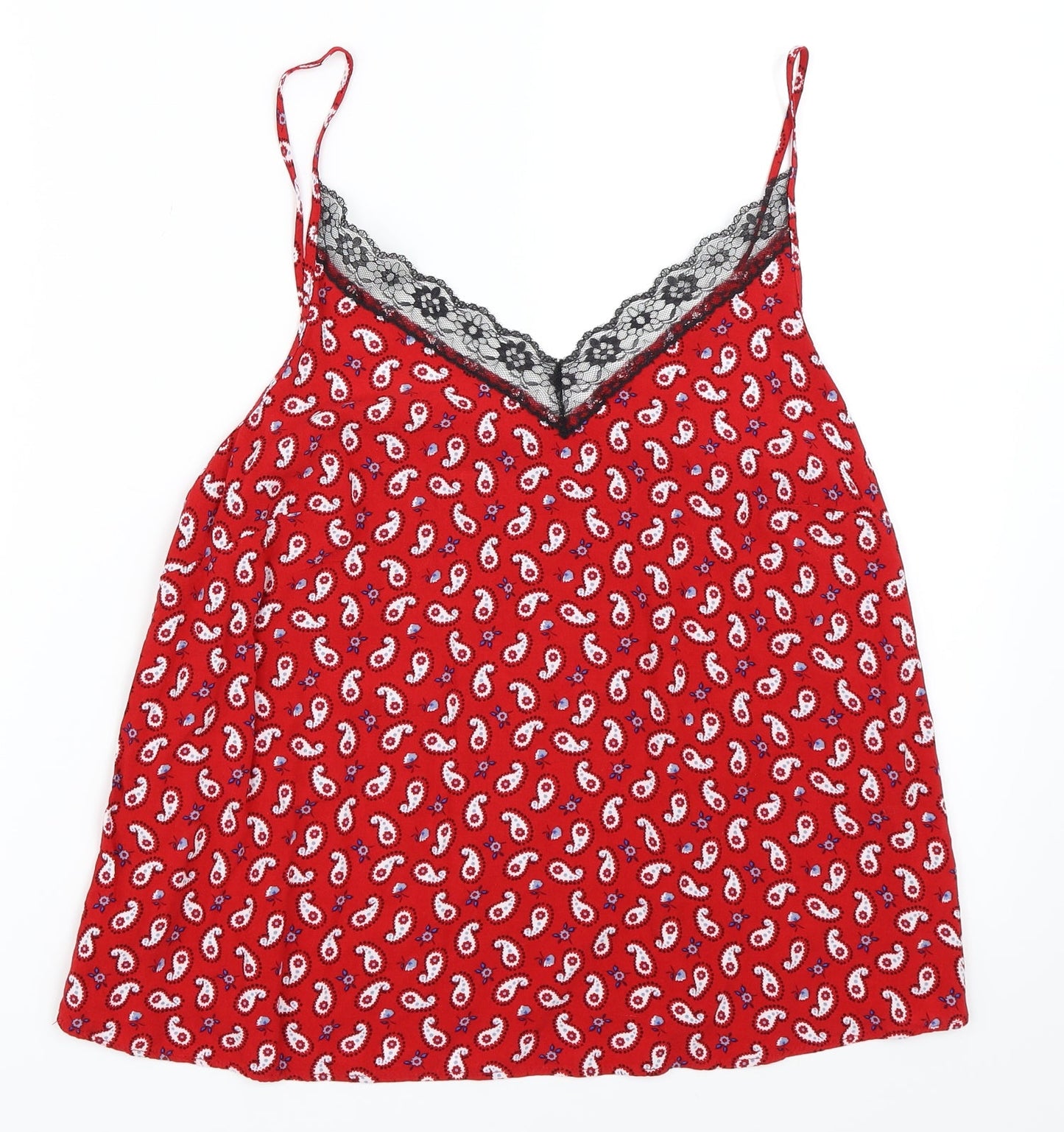 Papaya Womens Red   Camisole Blouse Size 12