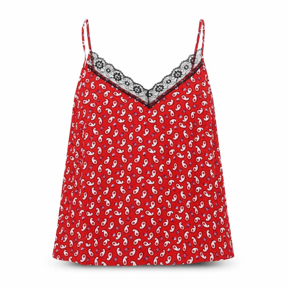 Papaya Womens Red   Camisole Blouse Size 12