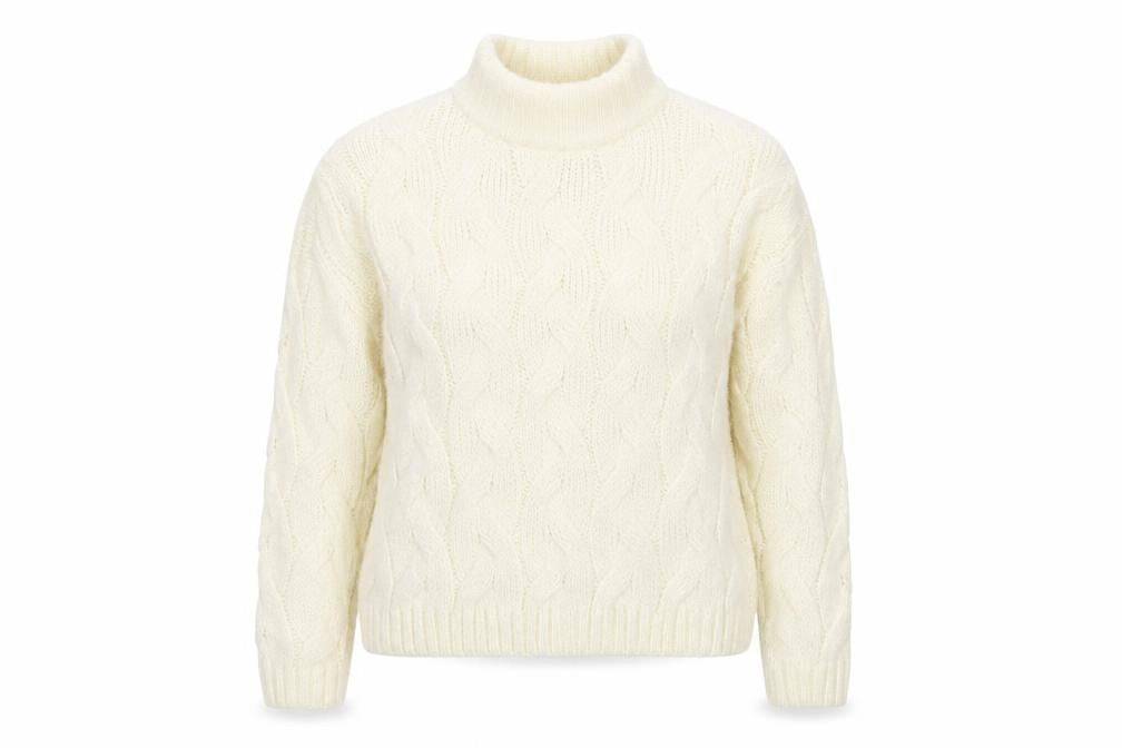 M&Co Womens Ivory   Pullover Jumper Size 12