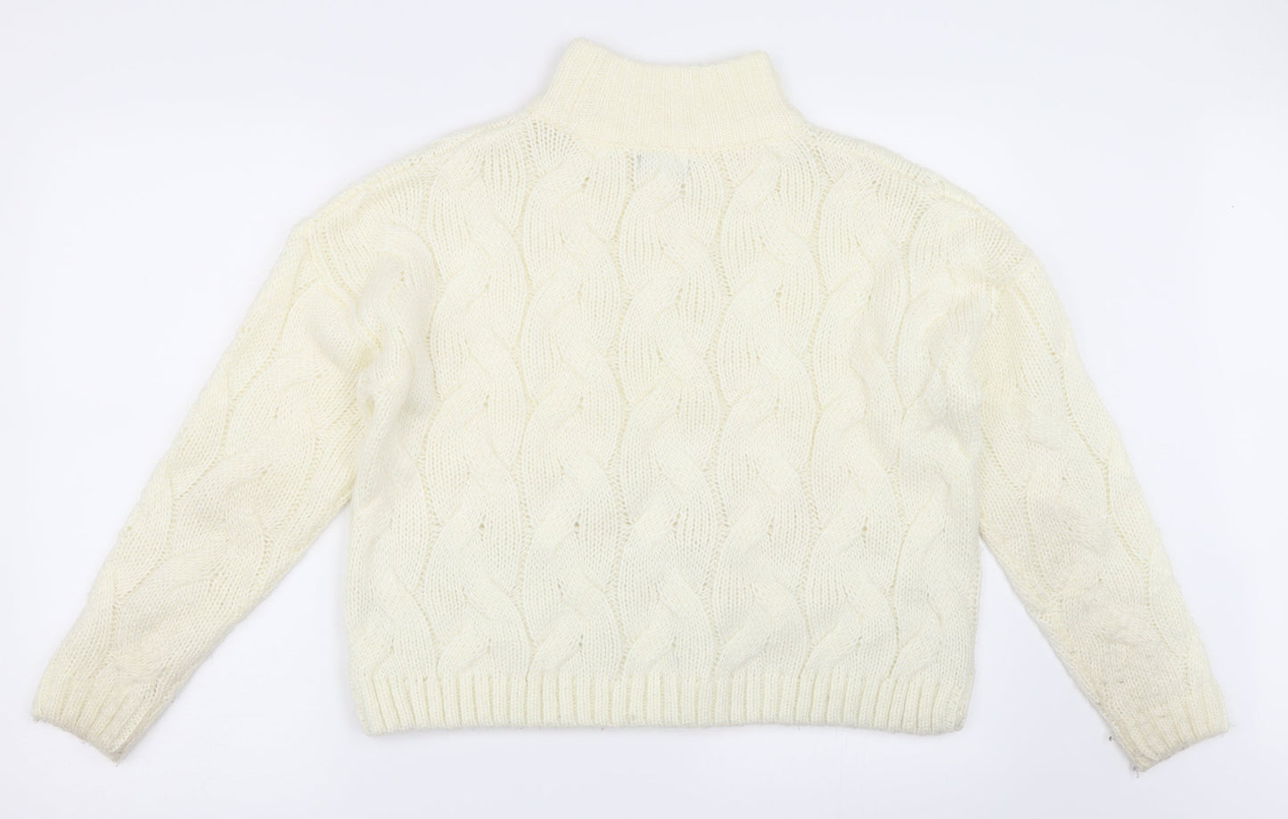 M&Co Womens Ivory   Pullover Jumper Size 12