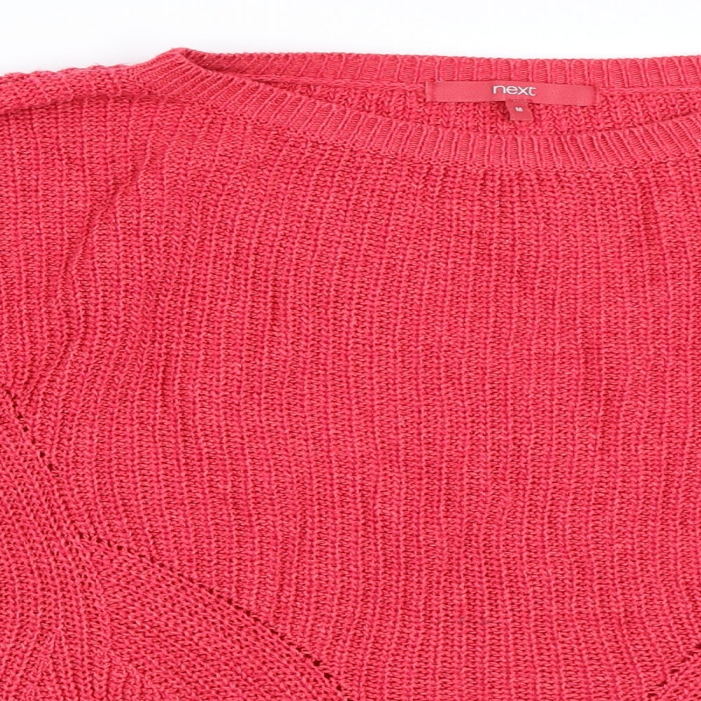 NEXT Womens Pink   Pullover Jumper Size M