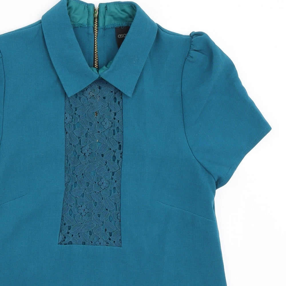 ASOS Womens Blue   Basic Blouse Size 4