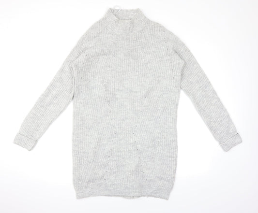 Primark Womens Grey   Pullover Jumper Size 8