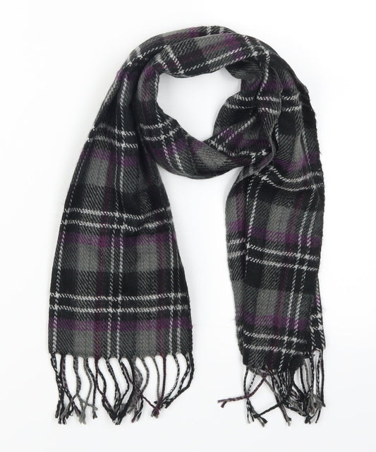 Preworn Womens Purple Check   Scarf