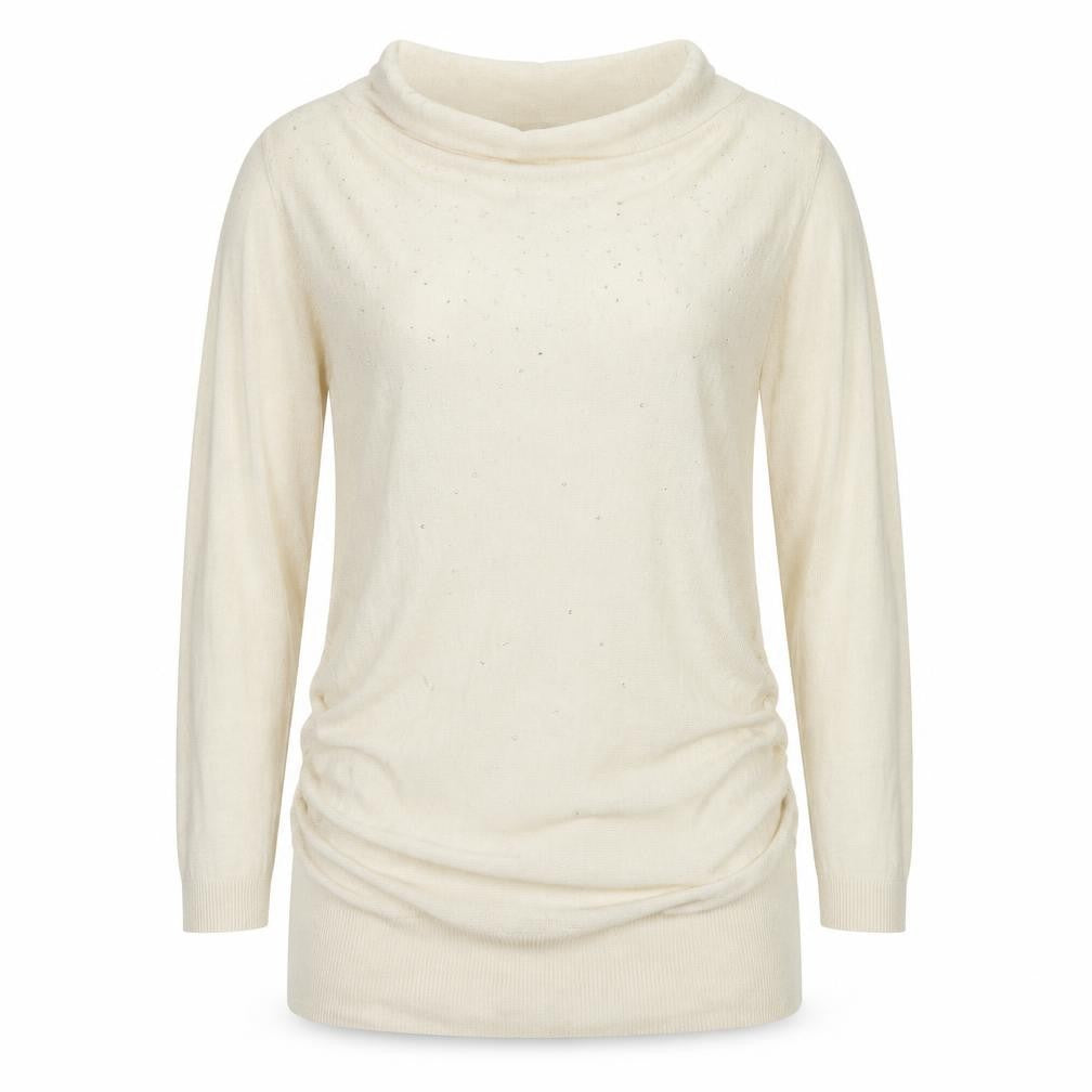 Reitmans Womens Beige  Rayon Pullover Jumper Size L