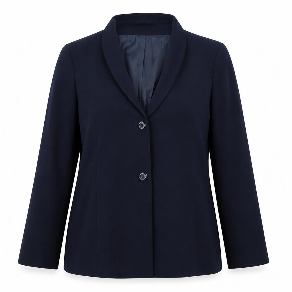 Classics Womens Blue   Jacket Suit Jacket Size 14