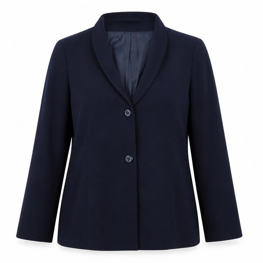 Classics Womens Blue   Jacket Suit Jacket Size 14