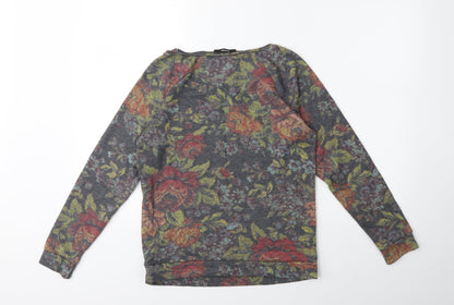 Back view of George women’s green pullover sweatshirt, size UK 8