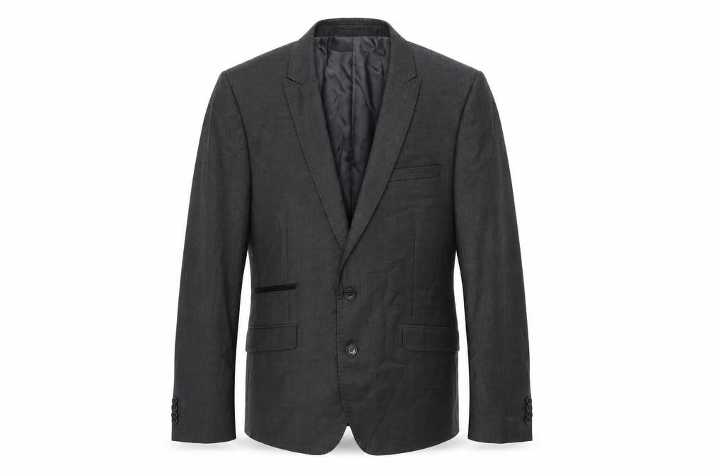 Preworn Mens Grey   Jacket Suit Jacket Size 38