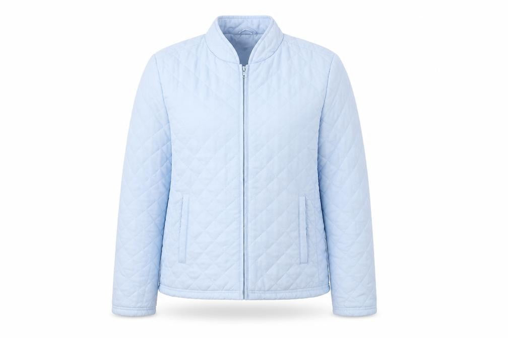 Damart Womens Blue   Quilted Coat Size 14