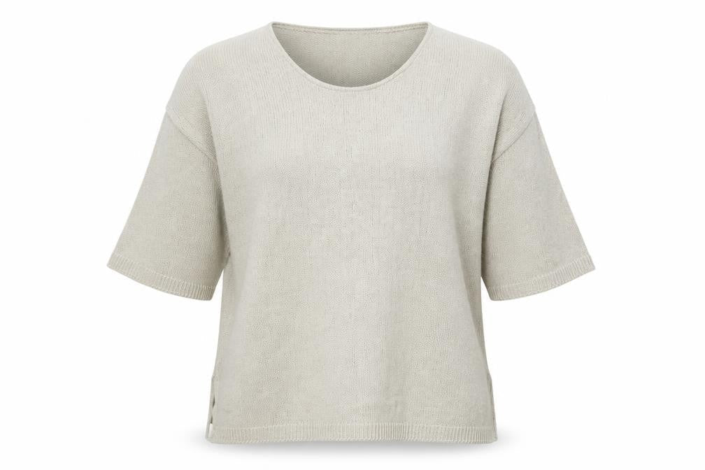 sharman Womens Beige  Knit Pullover Jumper Size 6