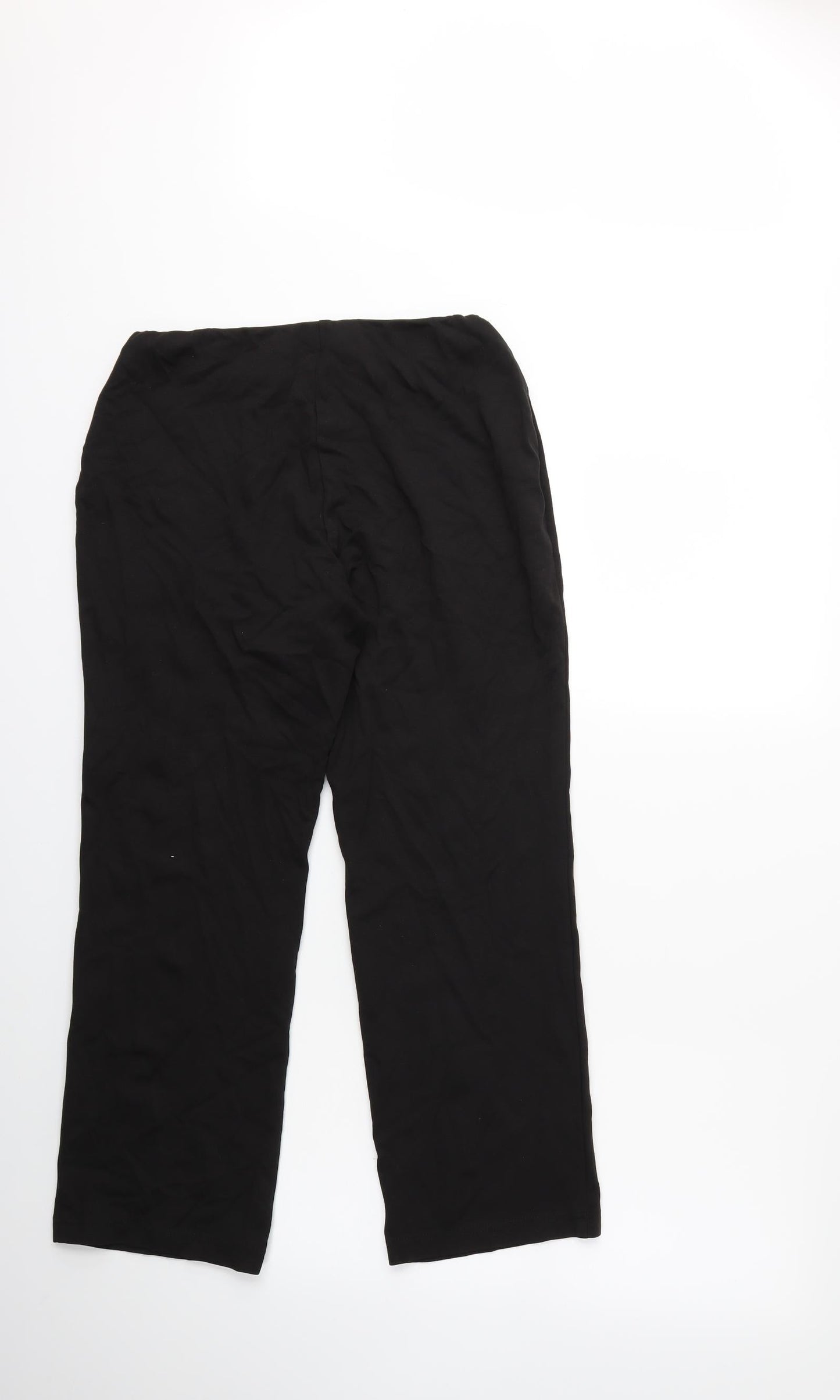 Marks and Spencer Womens Black   Trousers  Size 10 L26 in