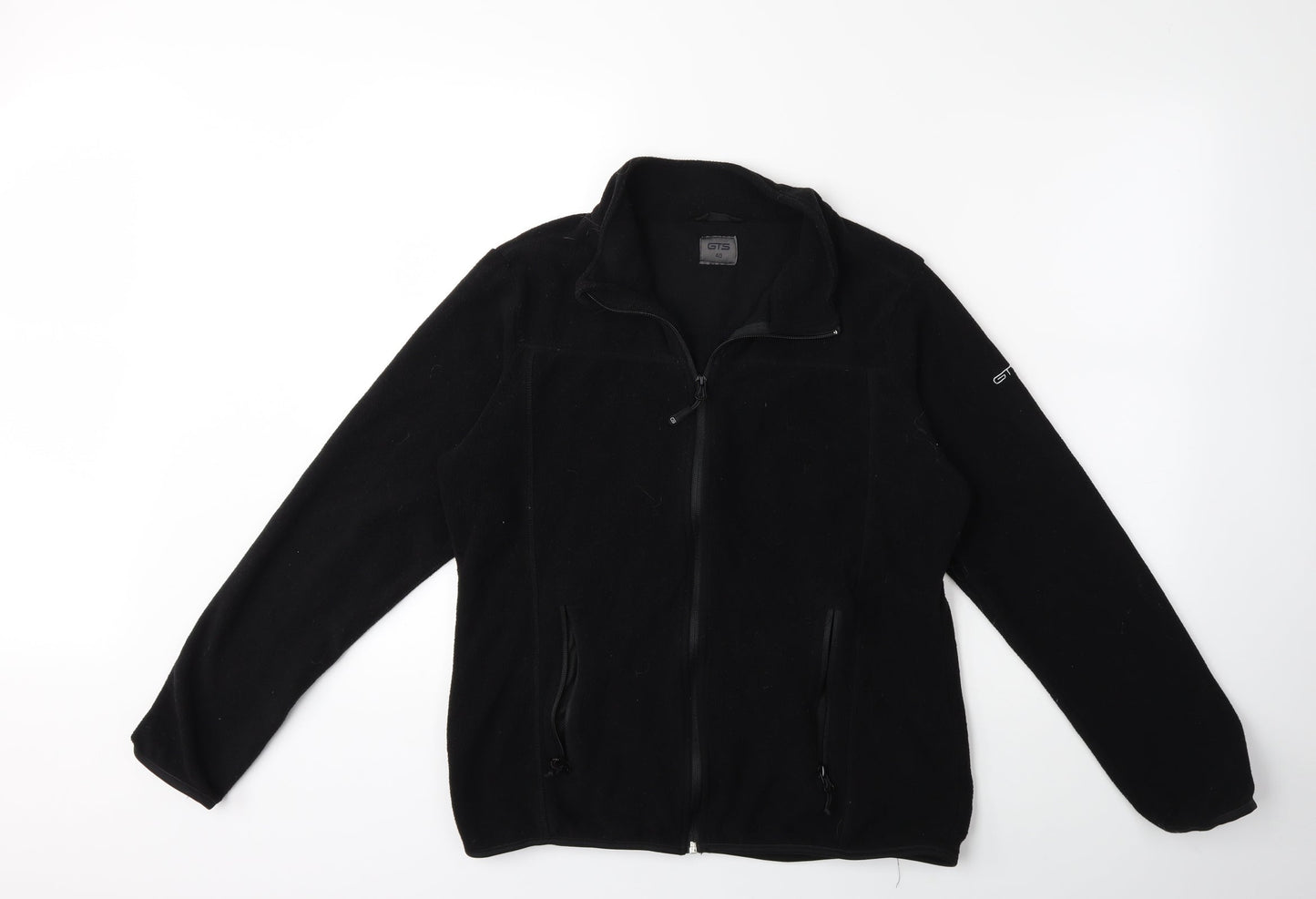 GTS Womens Black  Fleece Jacket  Size 12