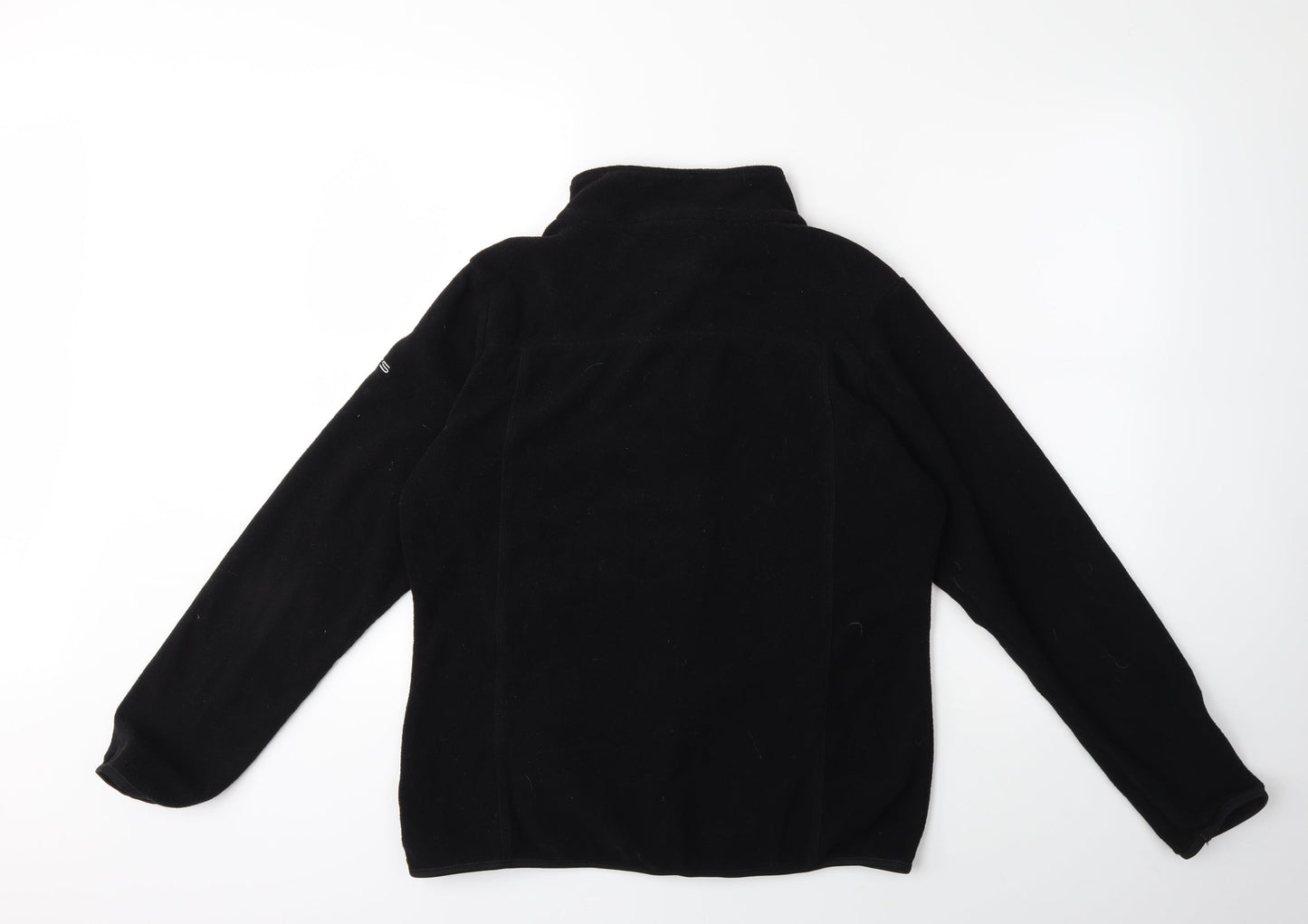 GTS Womens Black  Fleece Jacket  Size 12