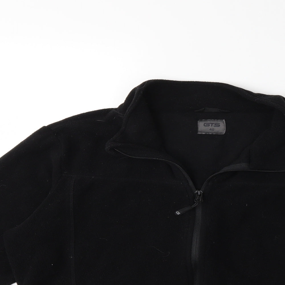 GTS Womens Black  Fleece Jacket  Size 12